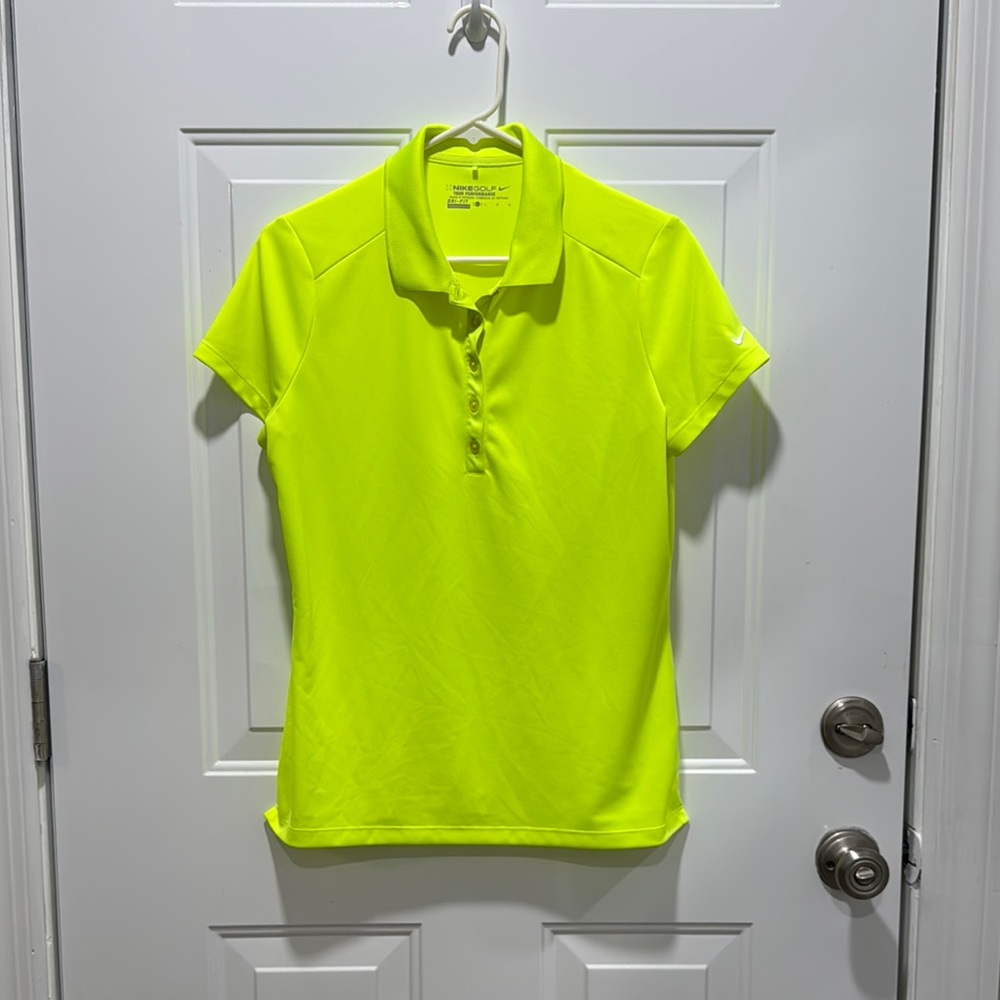 Nike Neon Yellow Polo Shirt